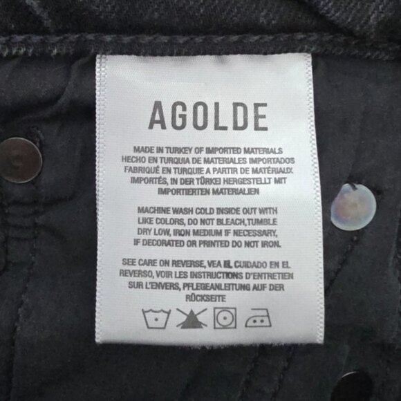 Agolde Nico High Rise Slim Fit Jeans Size 26 - Picture 13 of 15